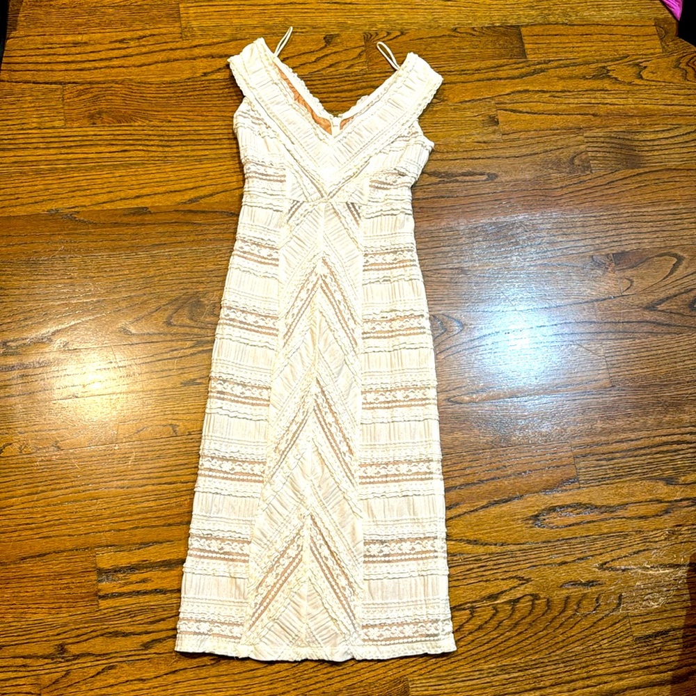 Cinq a sept off white dress